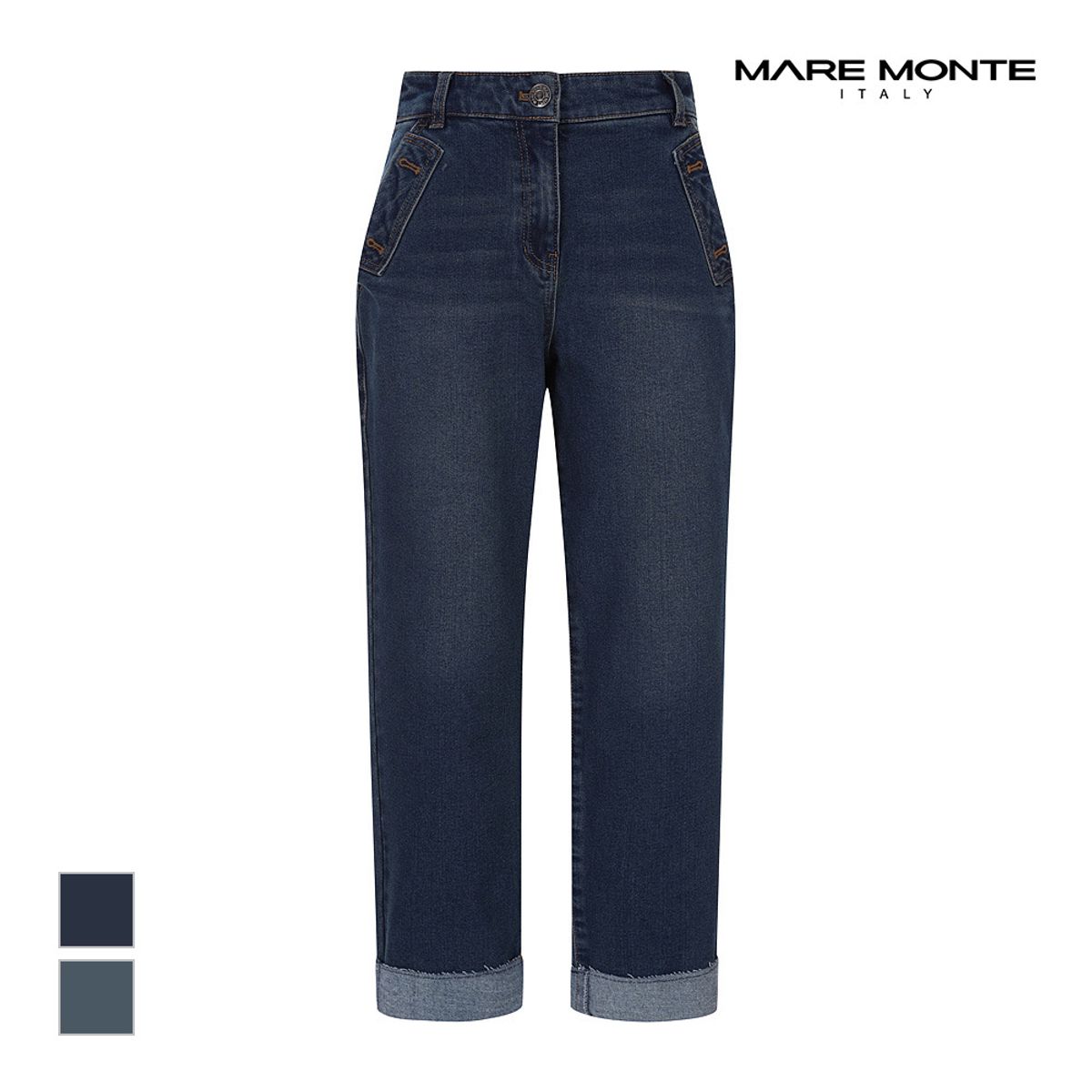 마레몬떼(MAREMONTE) 속밴딩 데님팬츠_M23OMDN62P0