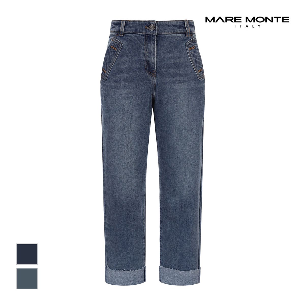 마레몬떼(MAREMONTE) 속밴딩 데님팬츠_M23OMDN62P0