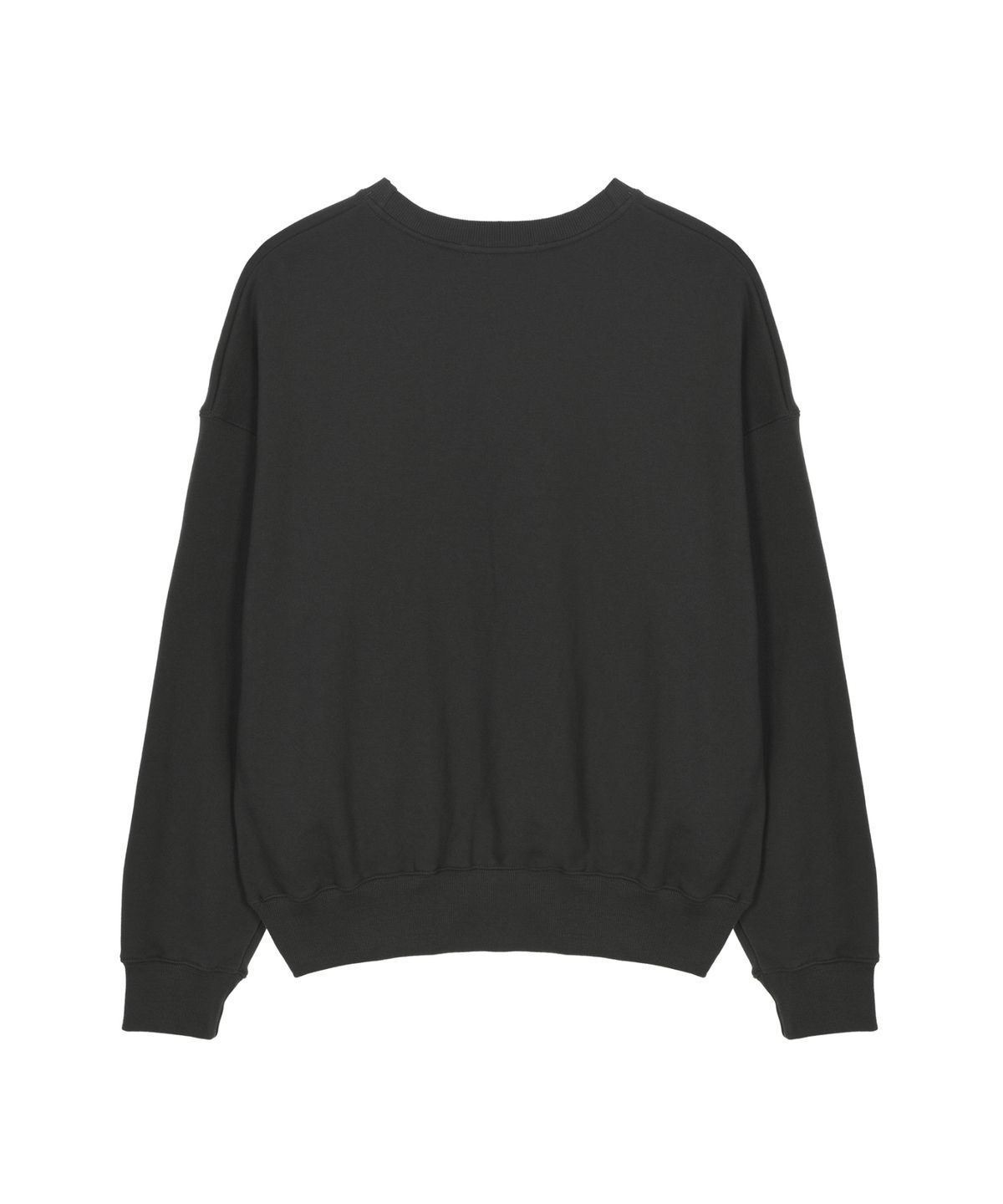 닉앤니콜(NICK&NICOLE) BUTTERFLY ROSE SIGNATURE SWEATSHIRT_CHARCOAL SILVER