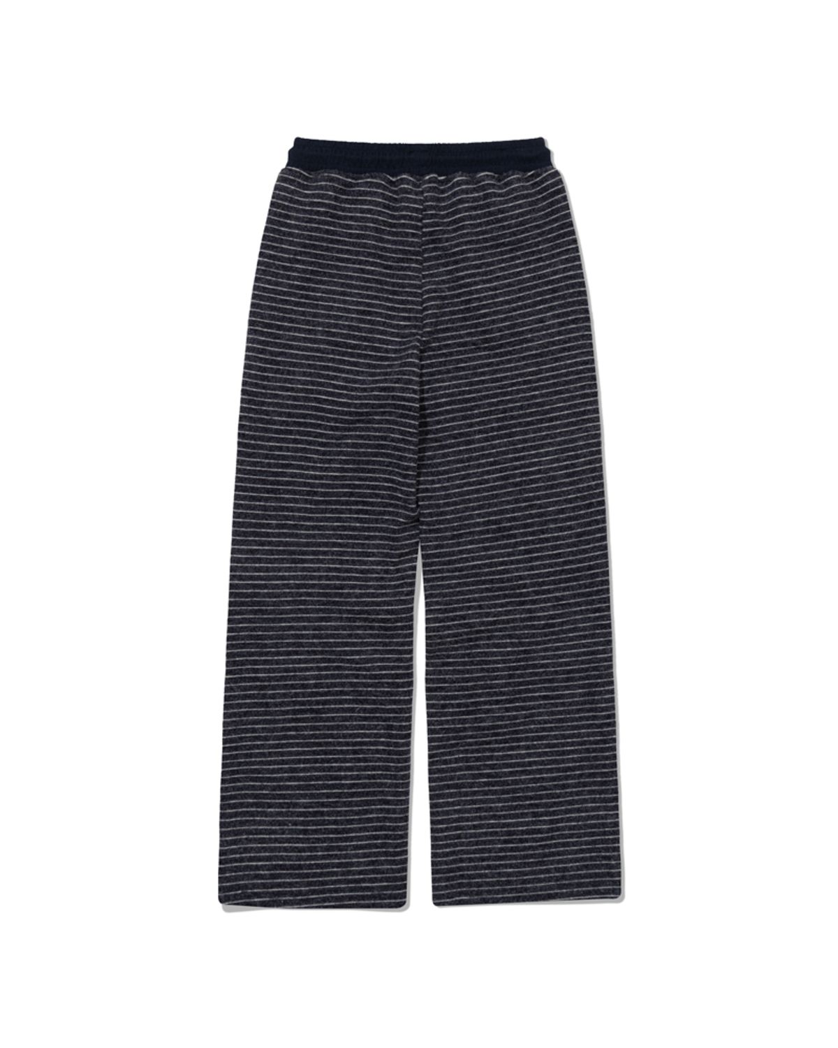 모아(MOAA) Fuzzy Stripe Pants (NAVY)