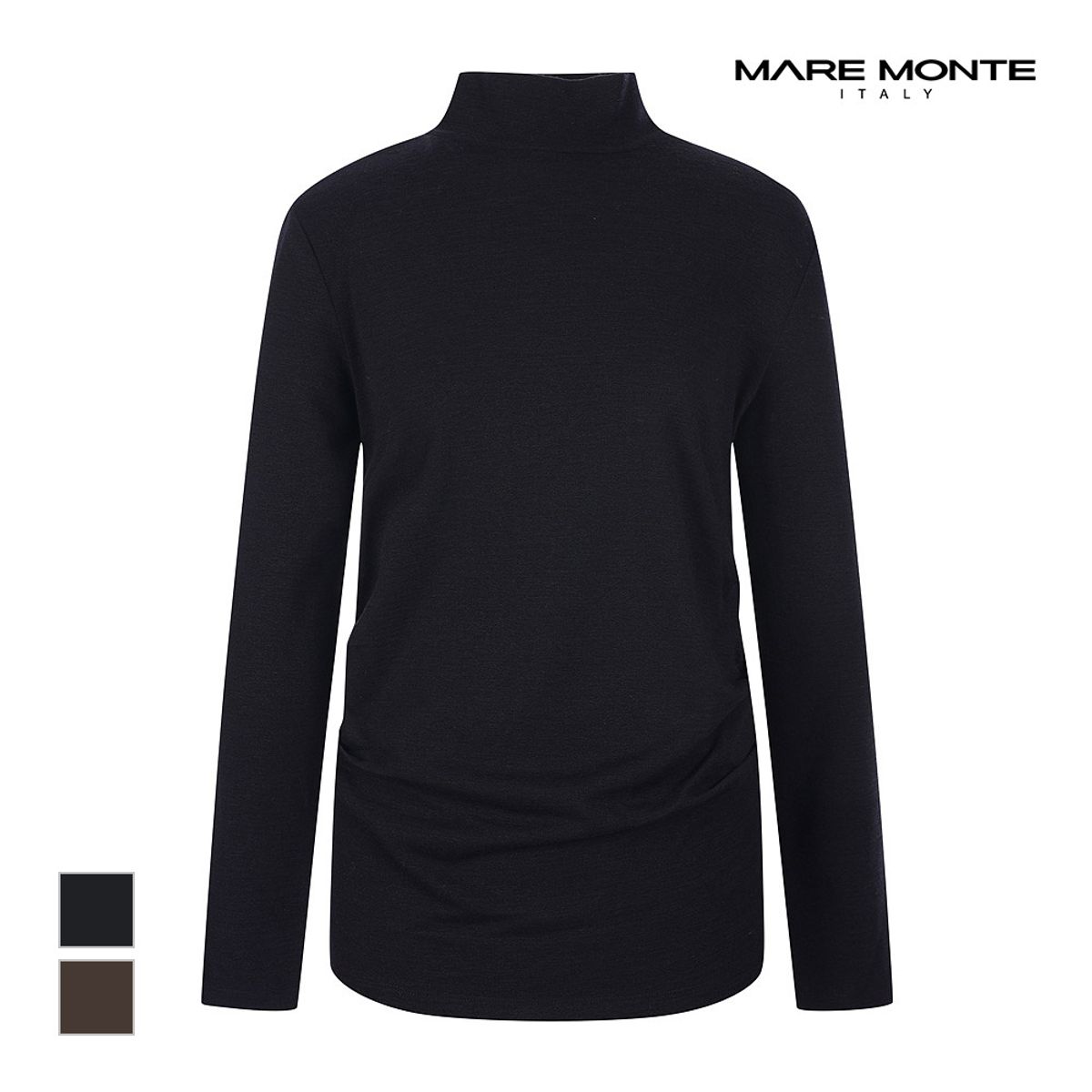 마레몬떼(MAREMONTE) 반목넥 티셔츠_M23OMTS04P0