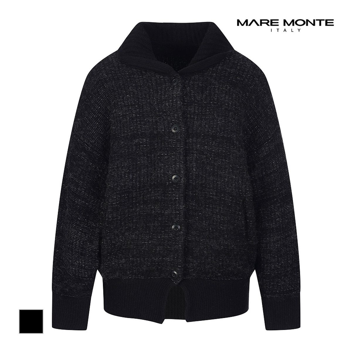 마레몬떼(MAREMONTE) 숄카라 니트 점퍼_M23OMJP48P0