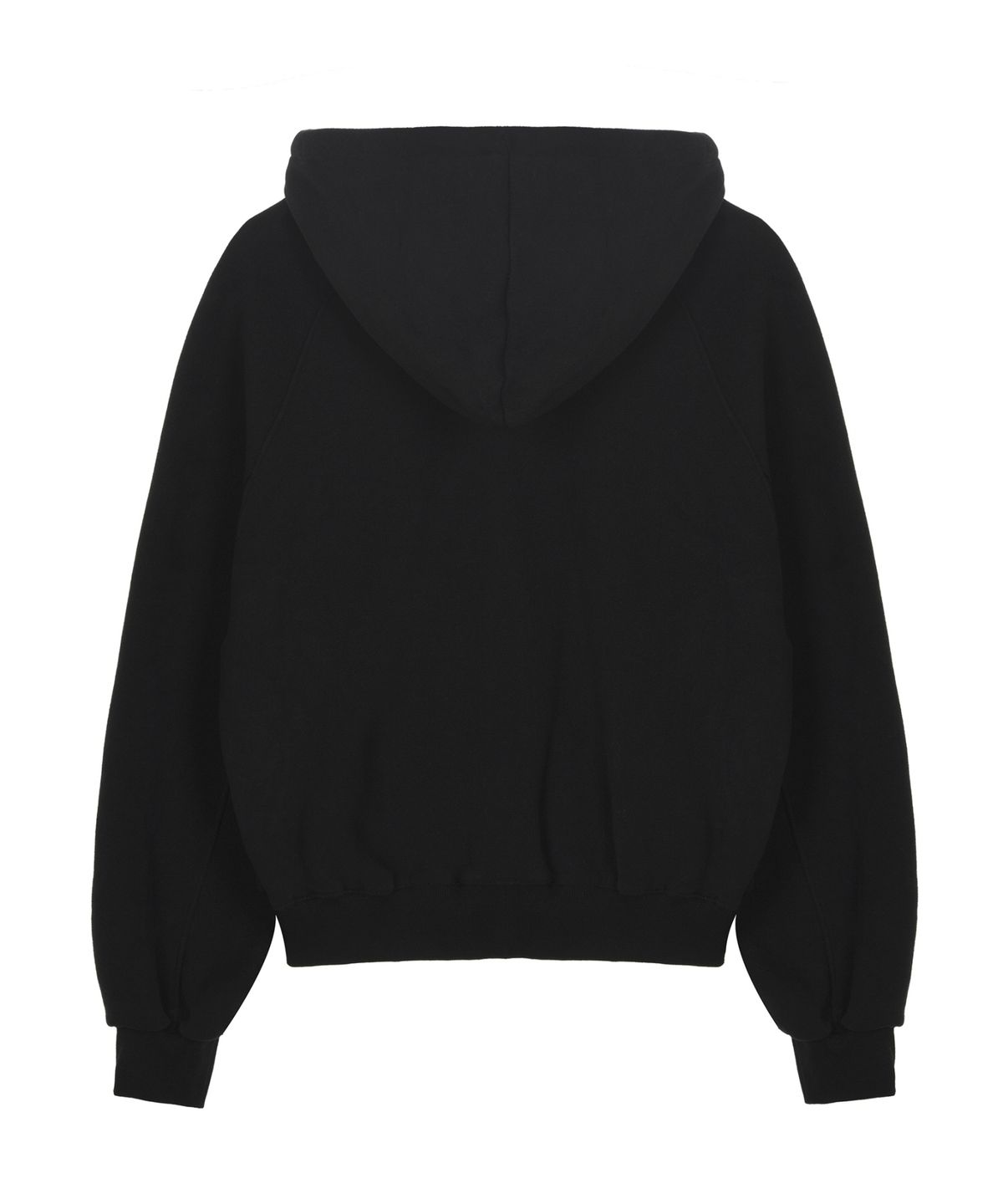 닉앤니콜(NICK&NICOLE) BUTTERFLY WARM COTTON SWEAT HOOD ZIP UP_BLACK