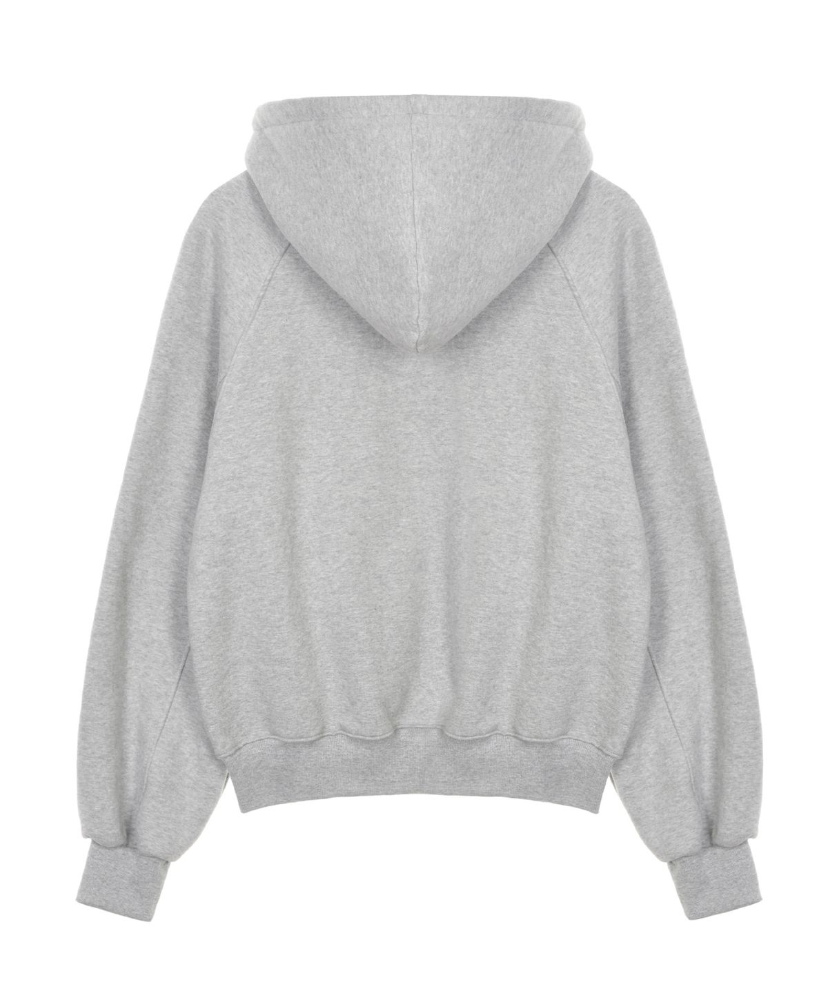 닉앤니콜(NICK&NICOLE) BUTTERFLY WARM COTTON SWEAT HOOD ZIP UP_GRAY