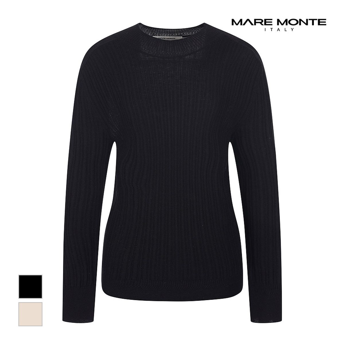 마레몬떼(MAREMONTE) 슬림 반목넥 니트_M23OMKT70P0