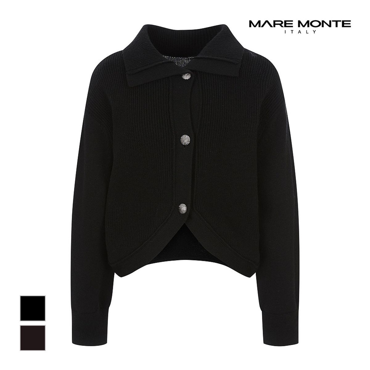 마레몬떼(MAREMONTE) 카라 언발니트가디건_M23OMKC56P0