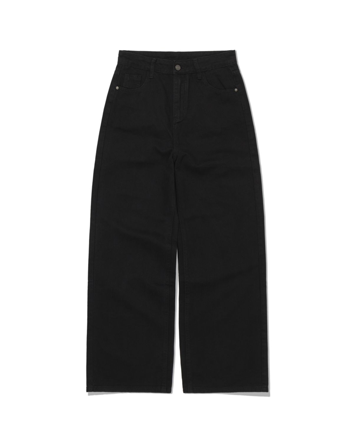 모아(MOAA) Fade Cotton wide pants (BLACK)