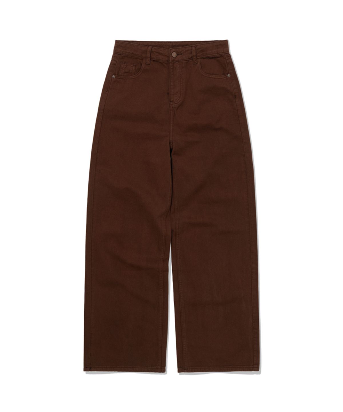 모아(MOAA) Fade cotton wide pants (BROWN)