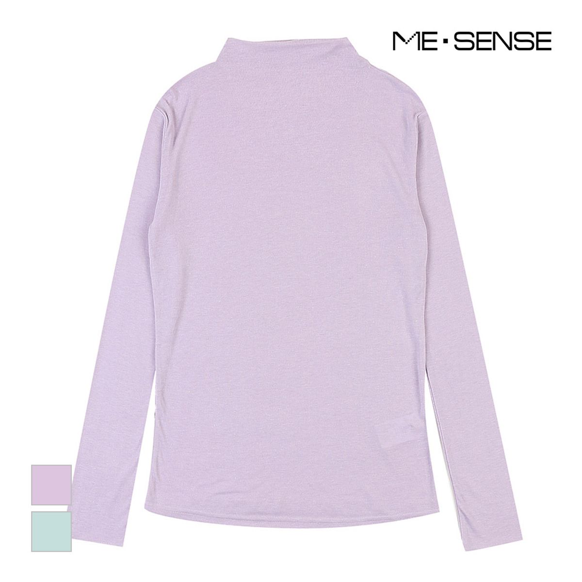 미센스(MESENSE) 반목넥 슬림티셔츠_MB3XTSP202Z