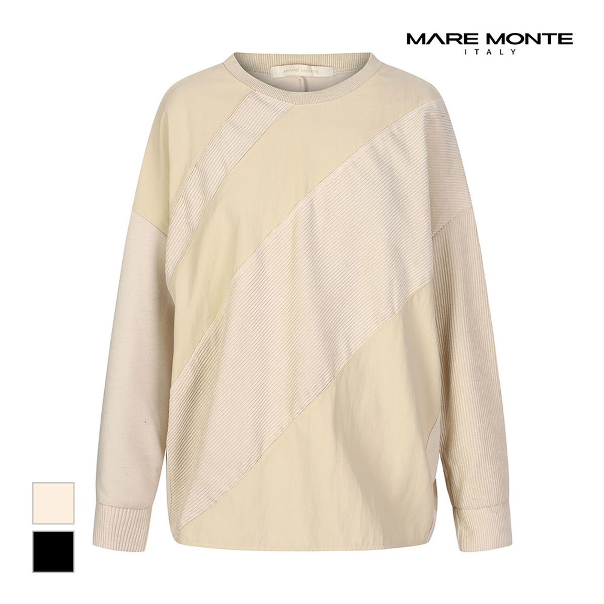마레몬떼(MAREMONTE) 배색디자인 티셔츠_M23NMTS19B0