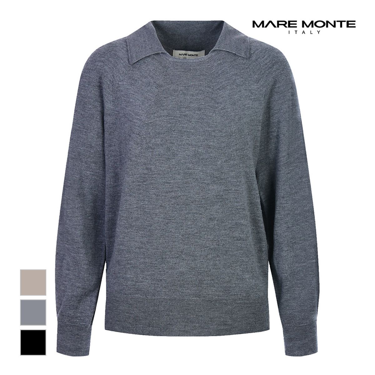 마레몬떼(MAREMONTE) 변형카라 울니트_M22OMKT64P0