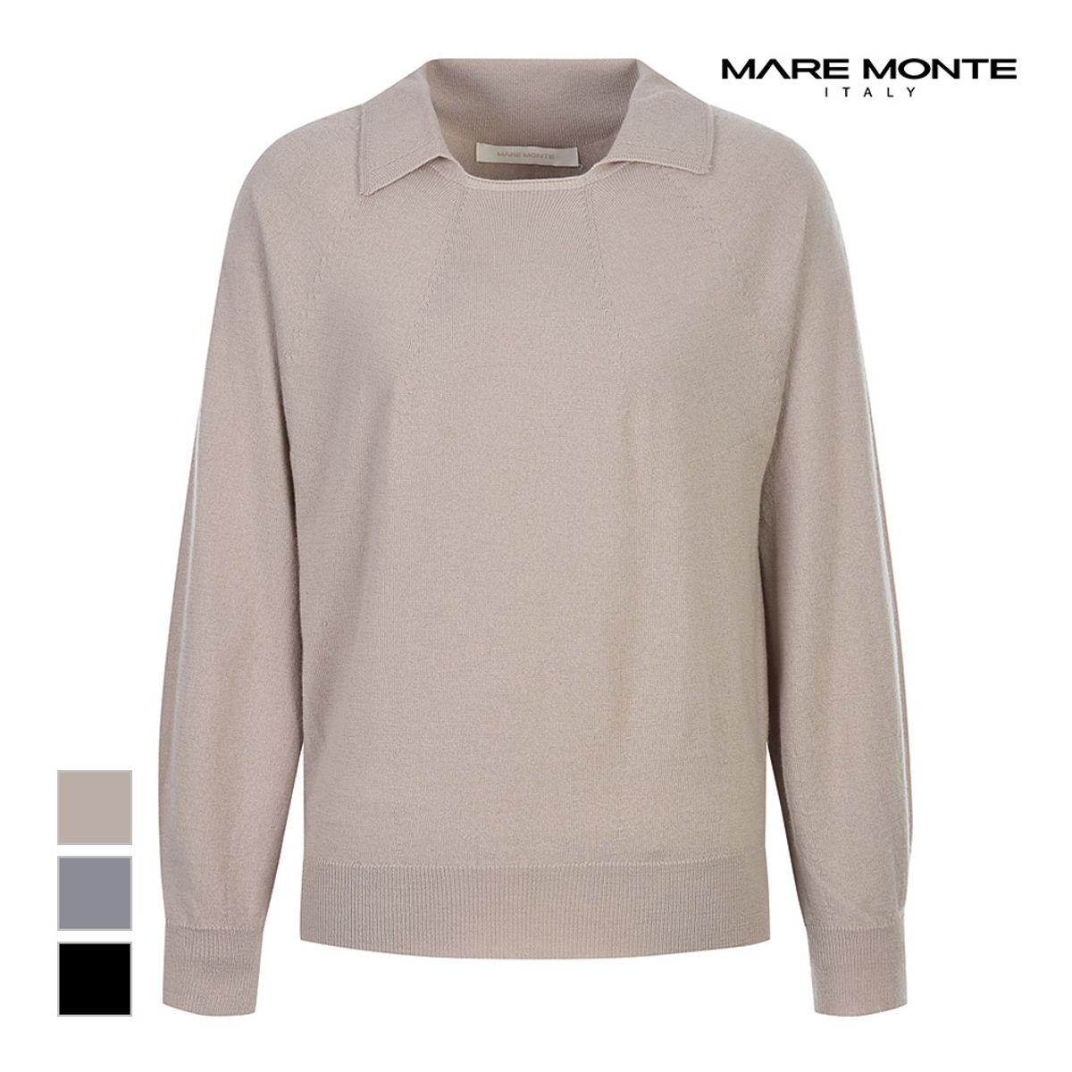 마레몬떼(MAREMONTE) 변형카라 울니트_M22OMKT64P0