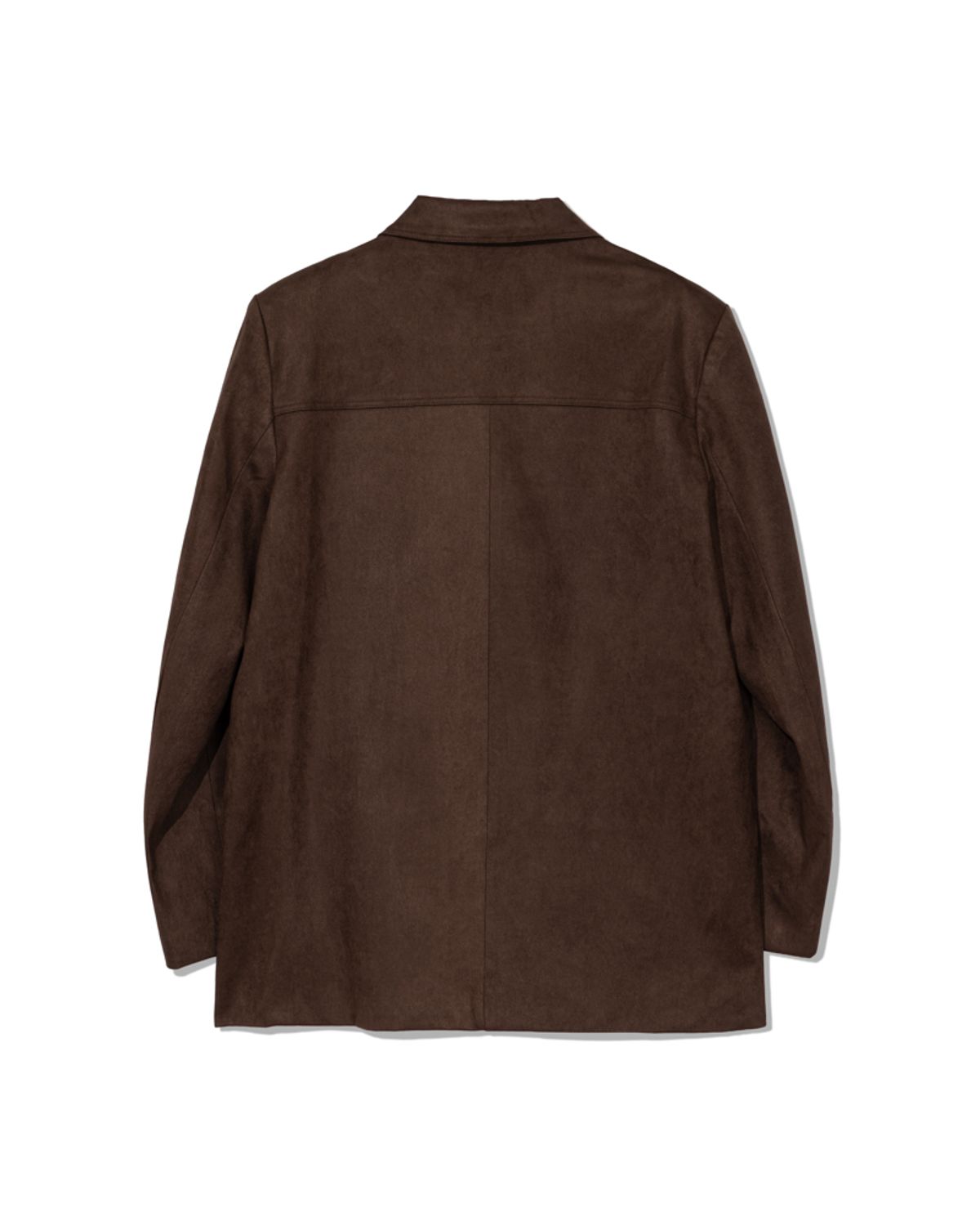 모아(MOAA) Classic 2 button Suede Blazer (Cocoa leather)