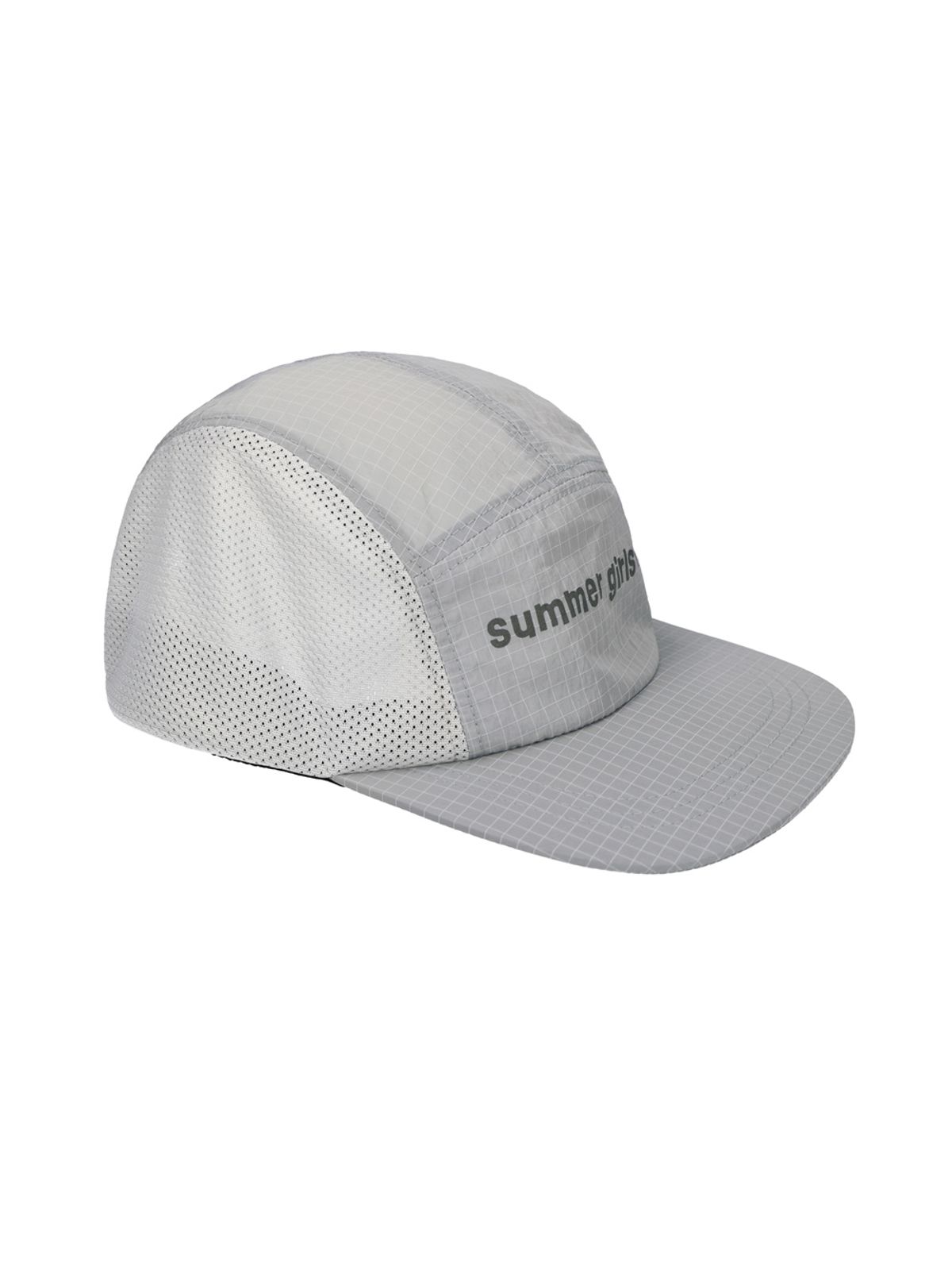 아이썸머리(ISUMMERLY) Summer girls nylon camp cap - Gray (썸머 걸즈 나일론 캠프캡 그레이)