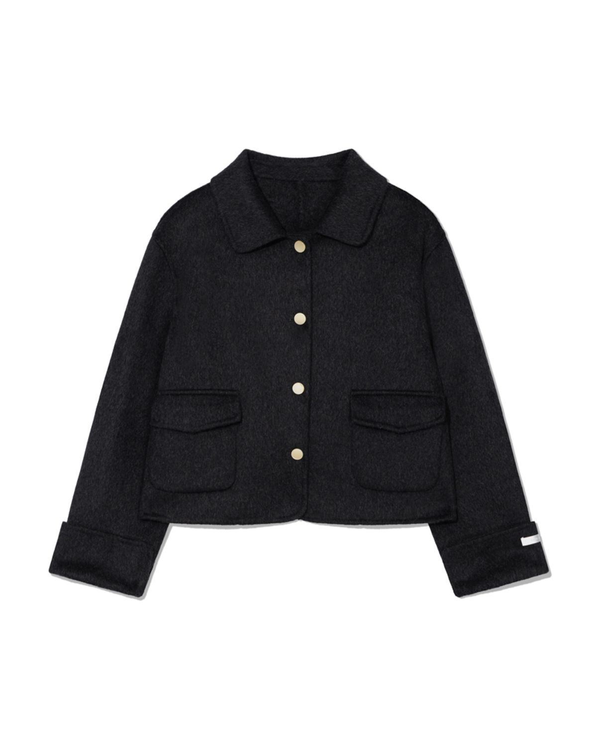 모아(MOAA) Pure touch Wool coat (BLACK)