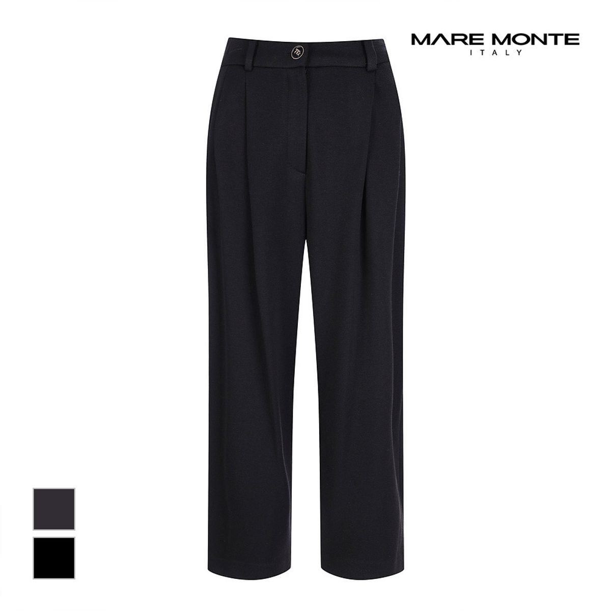 마레몬떼(MAREMONTE) 이중핀턱라인 스판팬츠_M21NMSL28S0