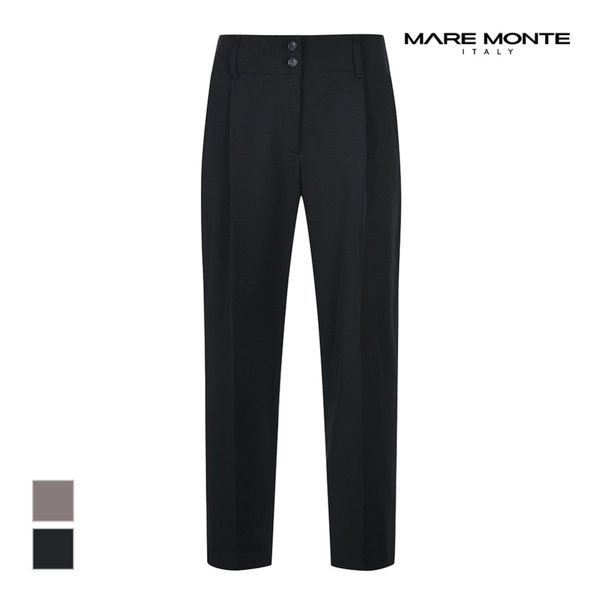 마레몬떼(MAREMONTE) 투버튼 배기핏 기모팬츠_M22NMSL32S0