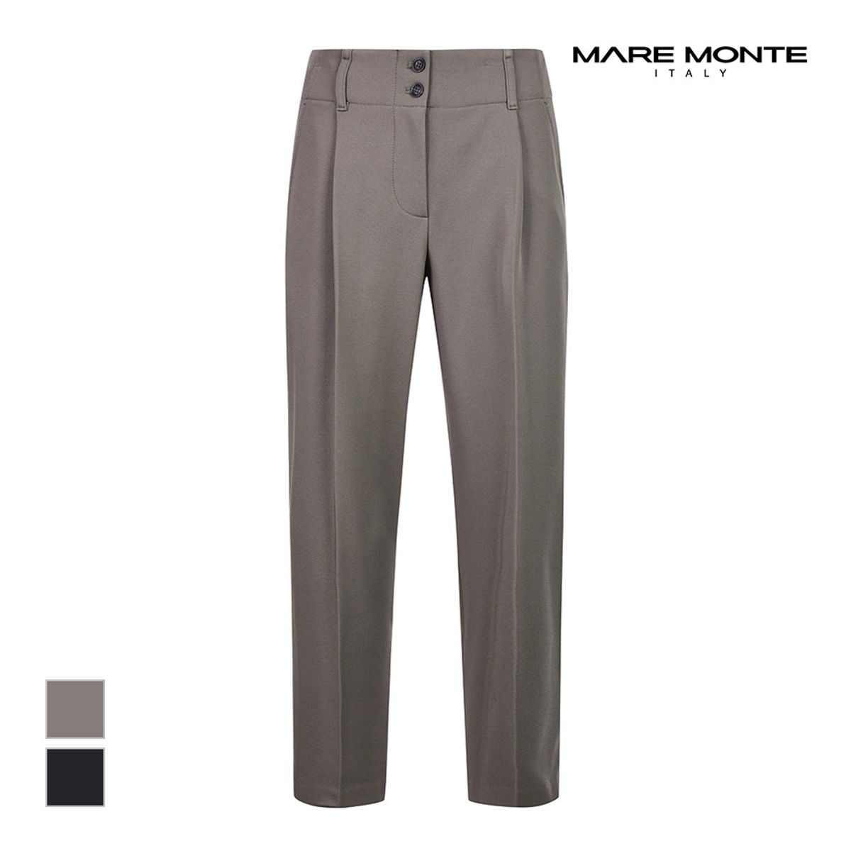 마레몬떼(MAREMONTE) 투버튼 배기핏 기모팬츠_M22NMSL32S0