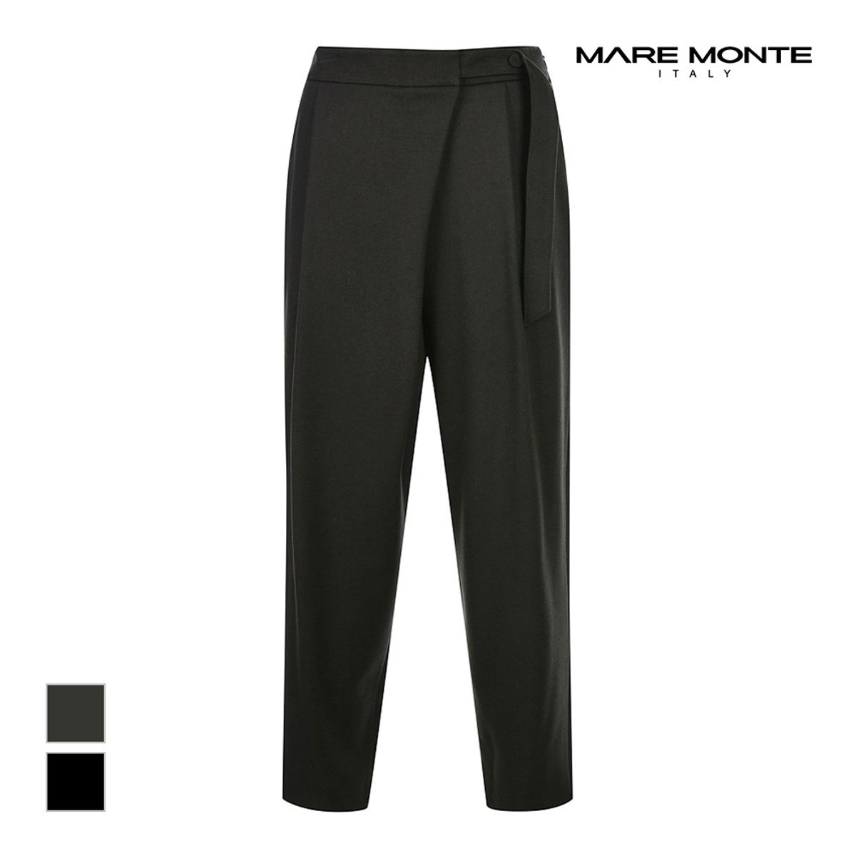 마레몬떼(MAREMONTE) 랩스타일 뒷밴딩 팬츠_M22NMSL36S0