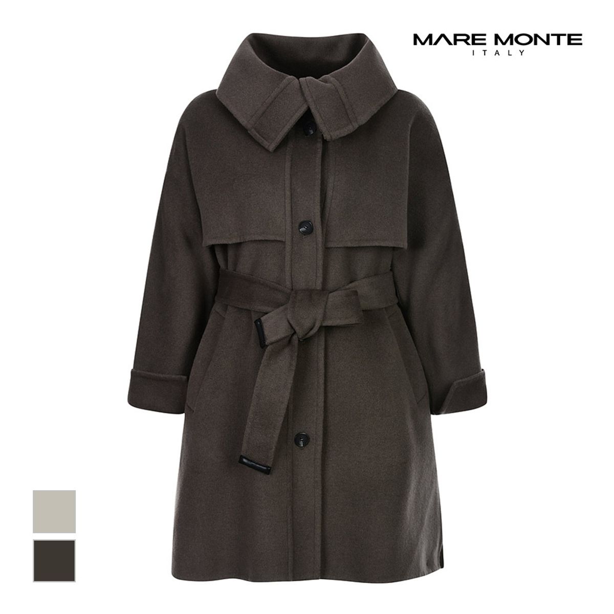 마레몬떼(MAREMONTE) 벨티드 헨드메이드 코트_M22OMCT40P0