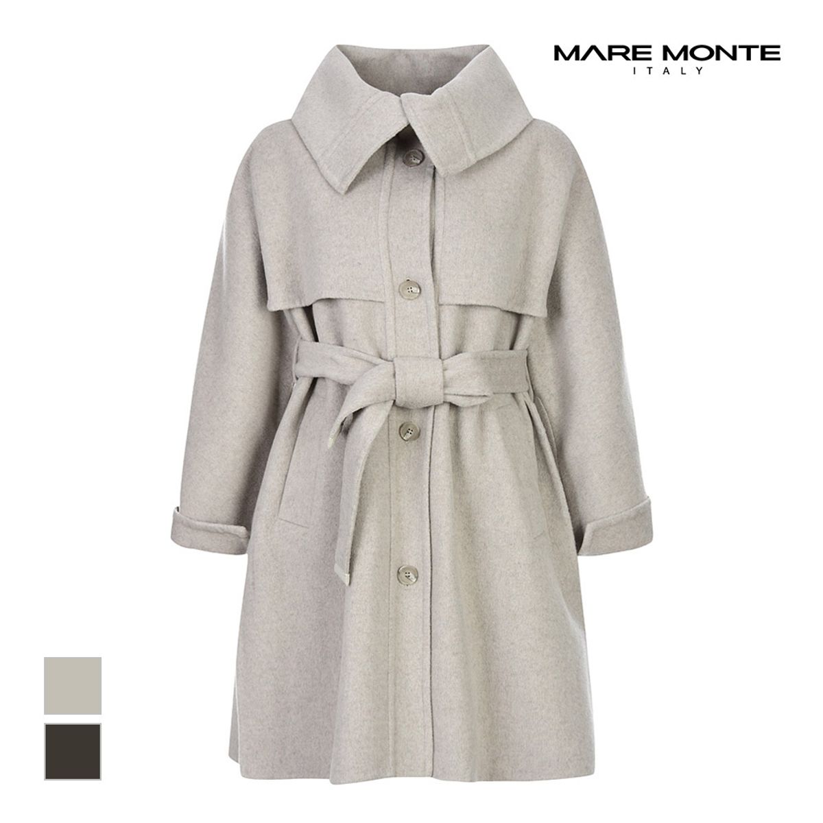 마레몬떼(MAREMONTE) 벨티드 헨드메이드 코트_M22OMCT40P0