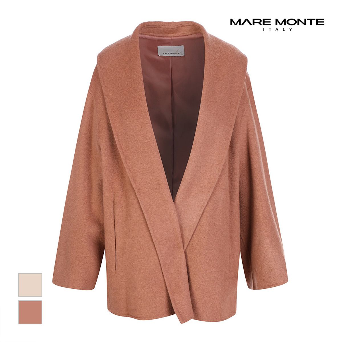 마레몬떼(MAREMONTE) 숄카라 벨티드 코트_M21OMCT20P0