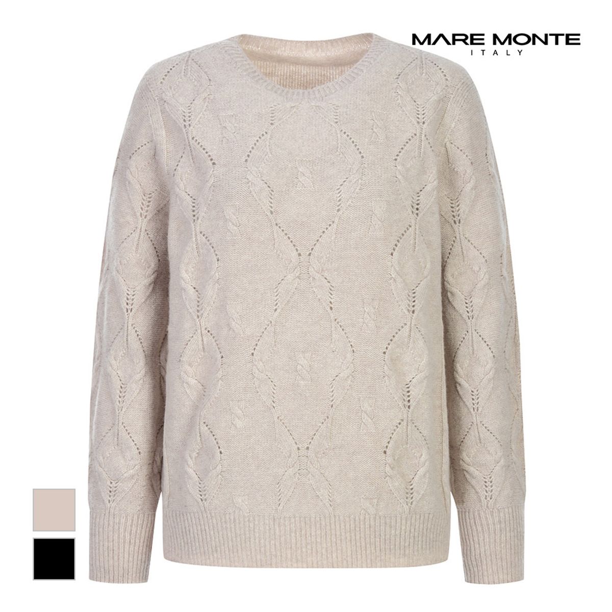 마레몬떼(MAREMONTE) 홀가먼트 입체짜임 니트_M22OMKT63P0