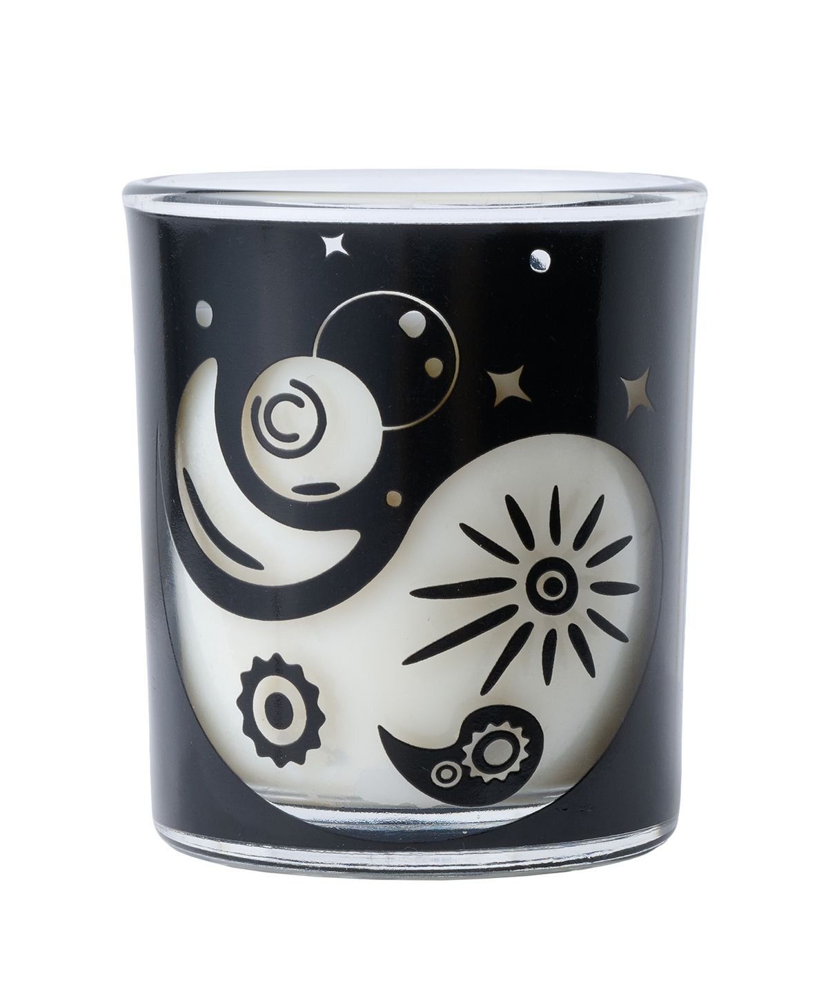 더바이닐하우스(THEVINYLHOUSE) SPACE YIN YANG MUG CANDLE BLACK
