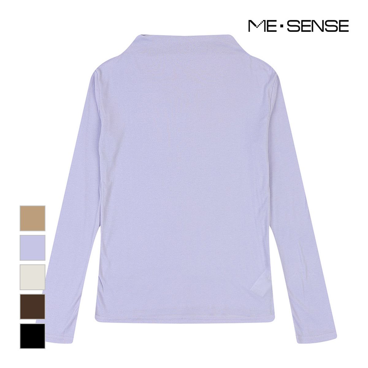 미센스(MESENSE) 보트넥 디자인 티셔츠_MB2YTSP211Z