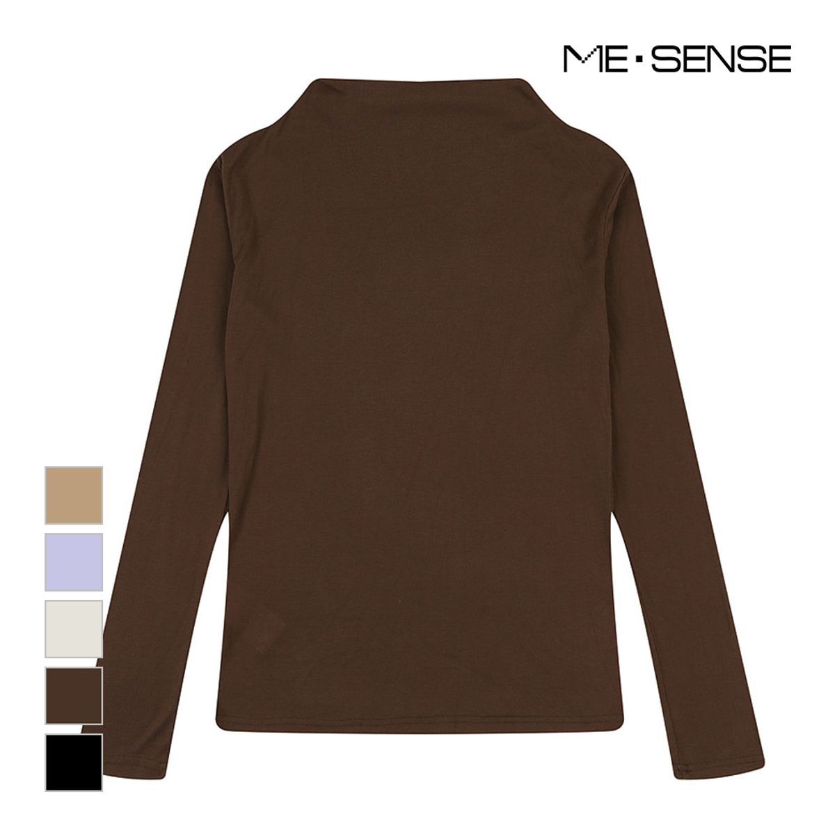 미센스(MESENSE) 보트넥 디자인 티셔츠_MB2YTSP211Z