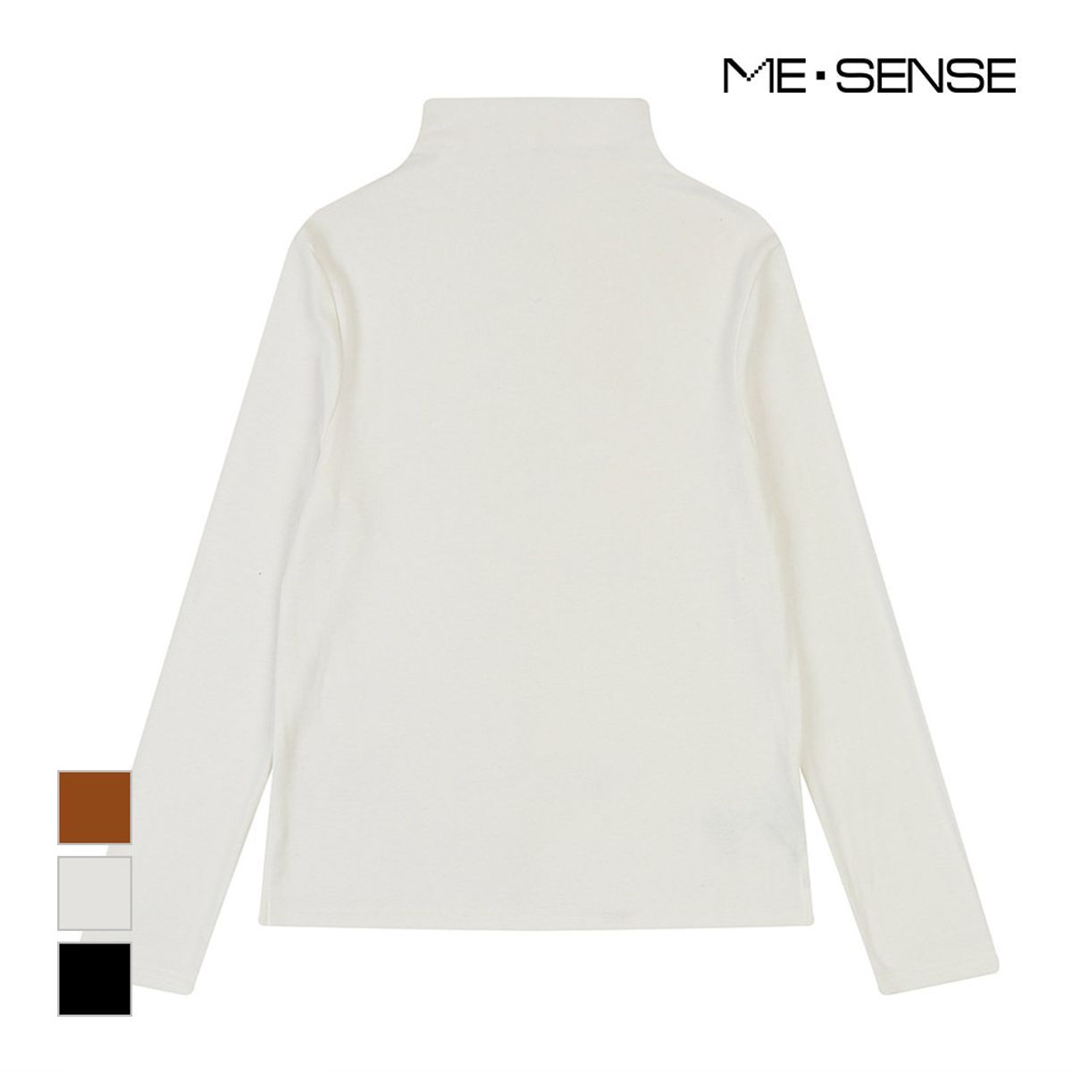 미센스(MESENSE) 하이넥 심플 티셔츠_MB2ZTSP213Z