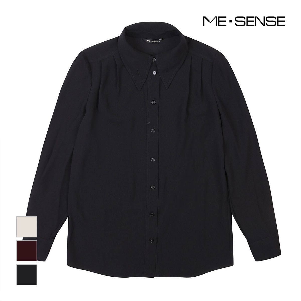 미센스(MESENSE) 체인장식 카라 블라우스_MB1ZBLP105C