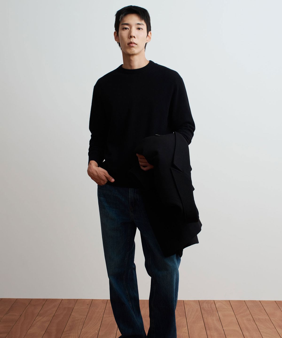더니트컴퍼니(THEKNITCOMPANY) (M) 브뢰유 베이비 캐시미어 크루넥 6color