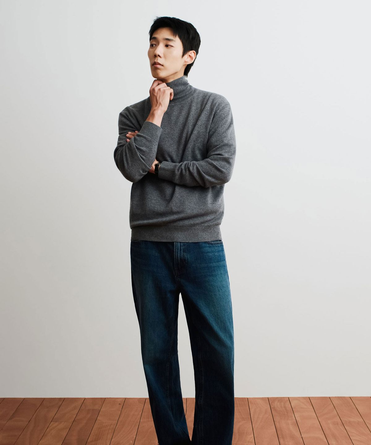 더니트컴퍼니(THEKNITCOMPANY) (M) 브뢰유 베이비 캐시미어 터틀넥 3color