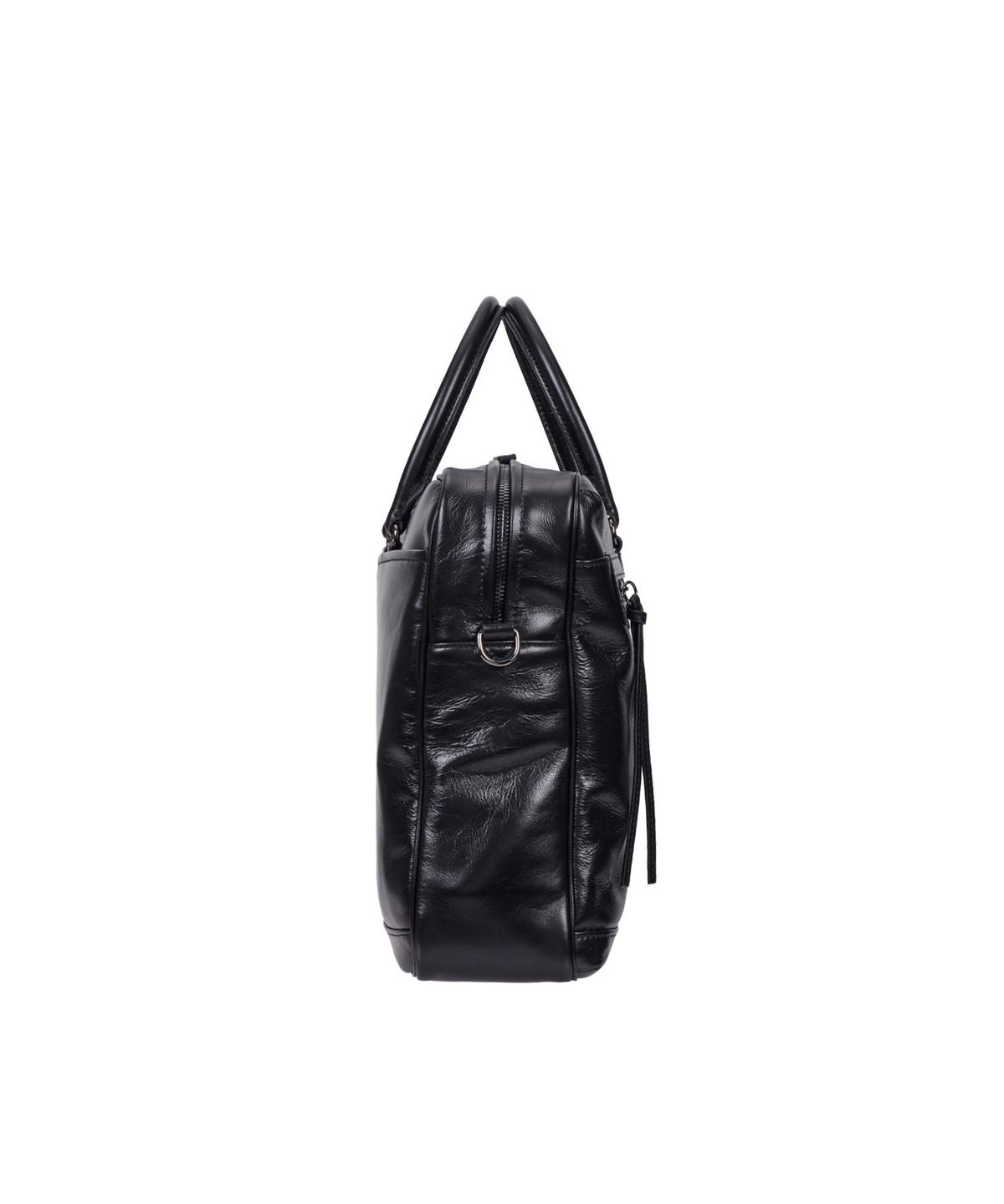 분크(VUNQUE) Toque Cabin Crew Big Square Leather Tote L (토크 캐빈 크루 빅 스퀘어 레더 토트 라지) Black