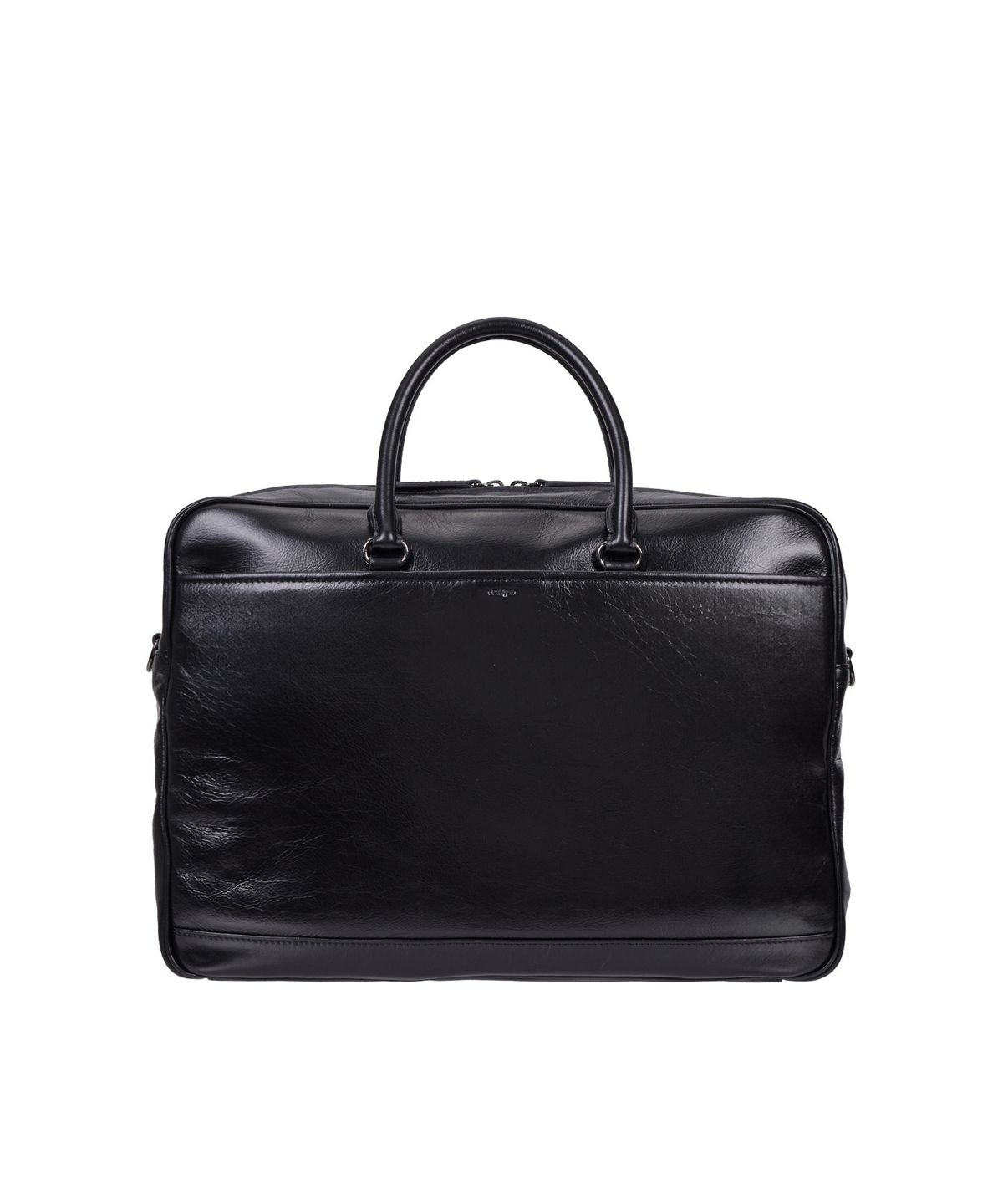 분크(VUNQUE) Toque Cabin Crew Big Square Leather Tote L (토크 캐빈 크루 빅 스퀘어 레더 토트 라지) Black