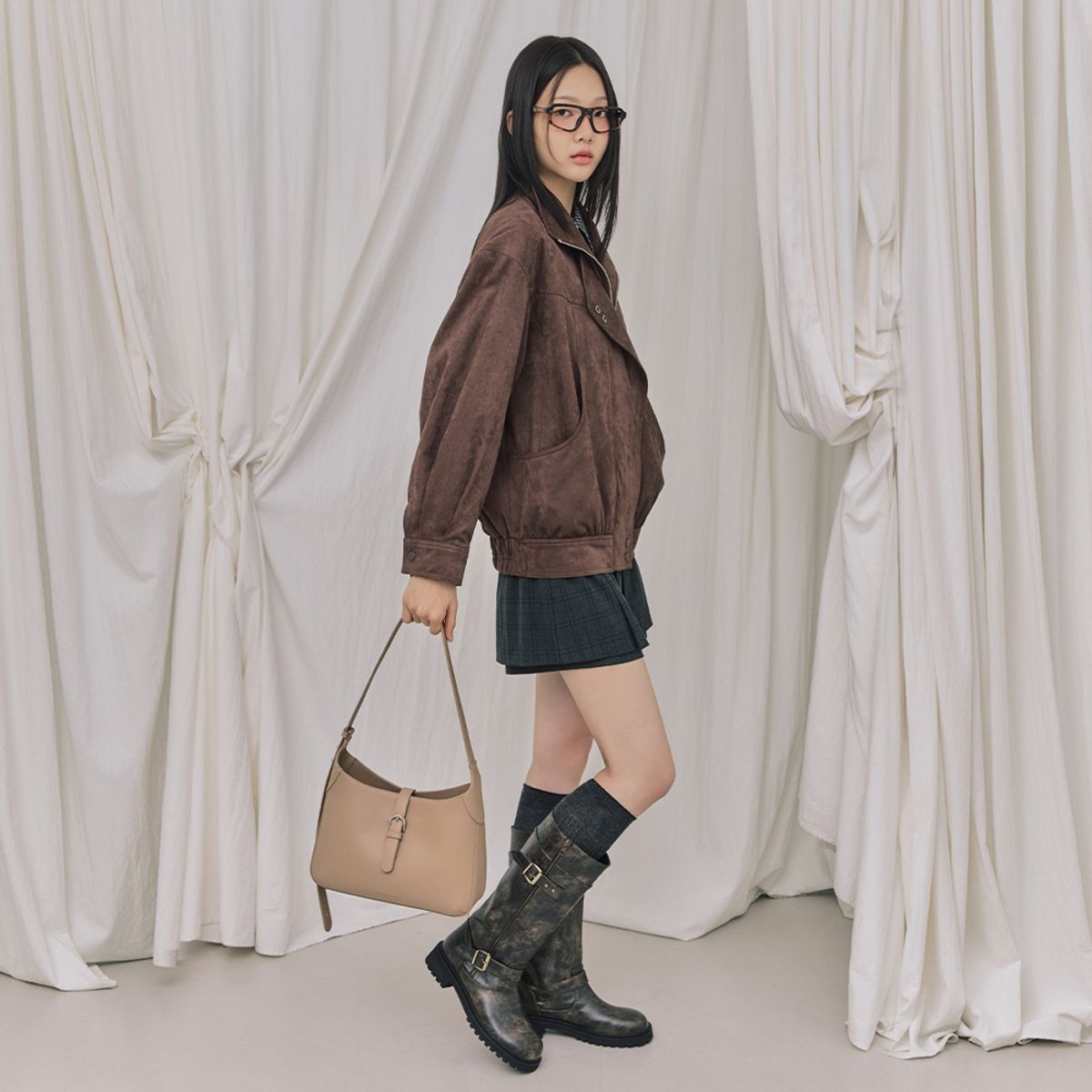 랩(LAP) BUCKLE STRAP SHOULDER BAG AR7AB823