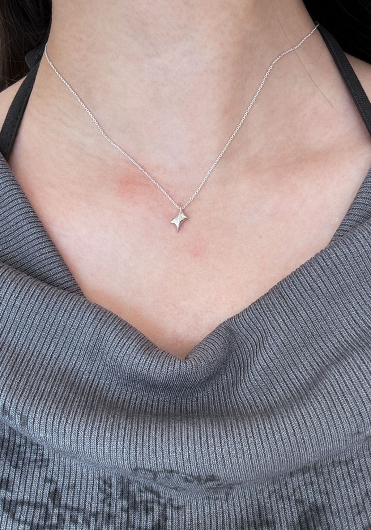 오버그레이(OVERGREY) Headlight Necklace 2 - Silver
