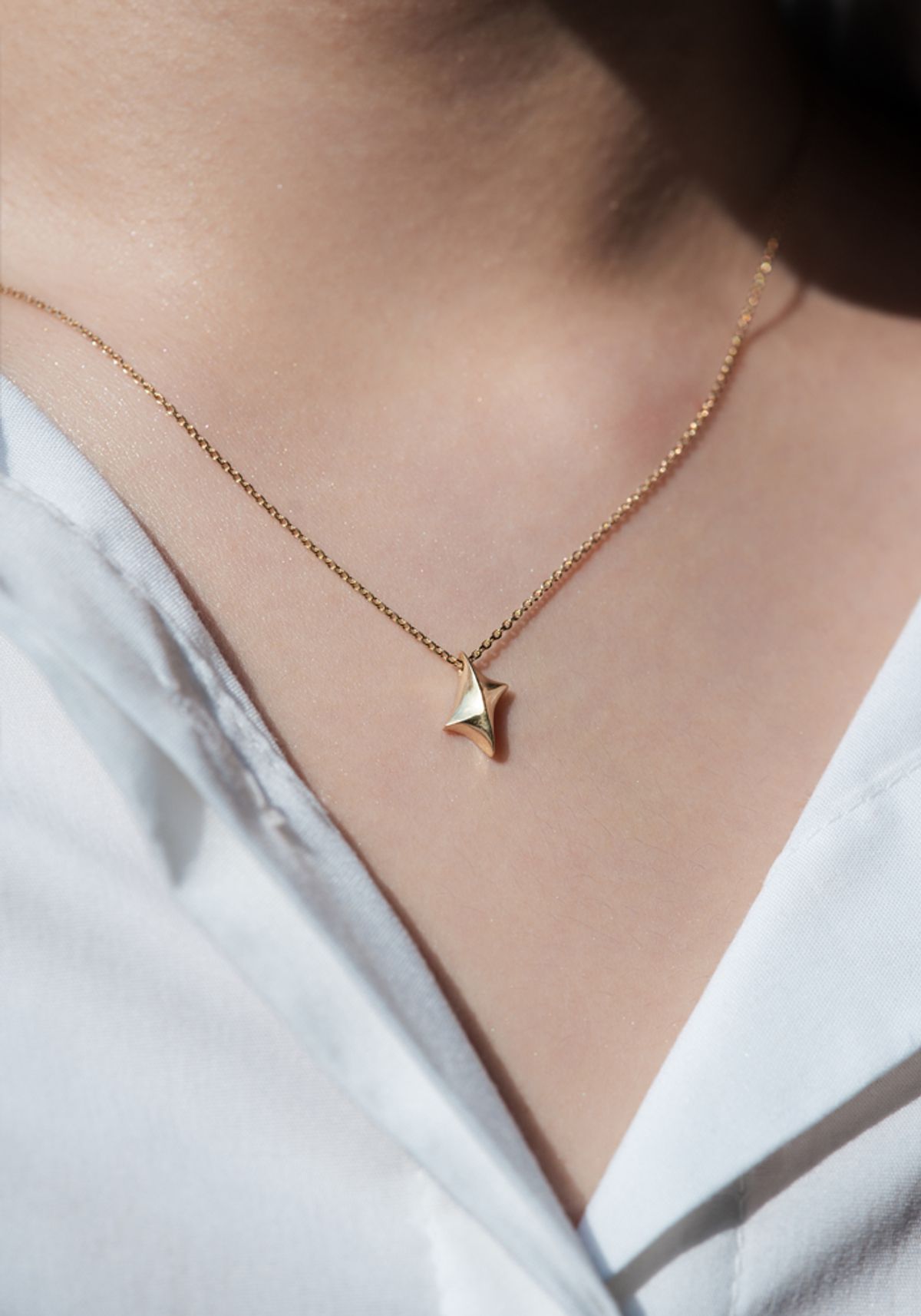 오버그레이(OVERGREY) Headlight Necklace 2 - Gold