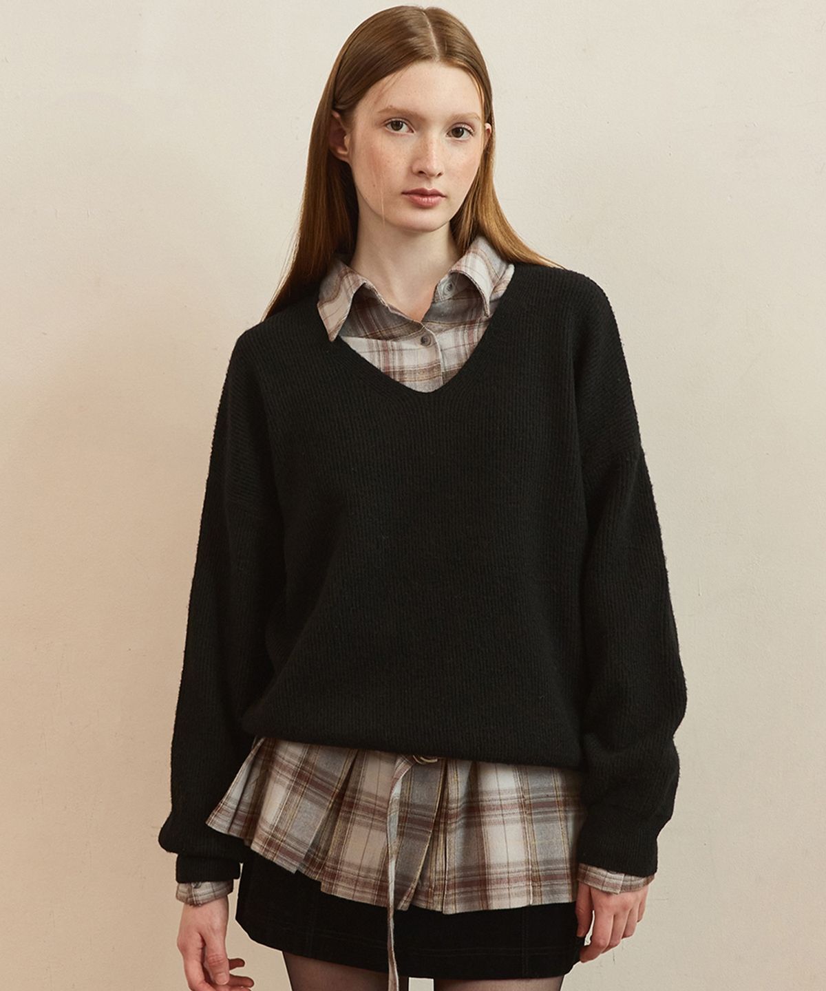 어다울(ADAUL) Classic golgi v neck knit - 5color