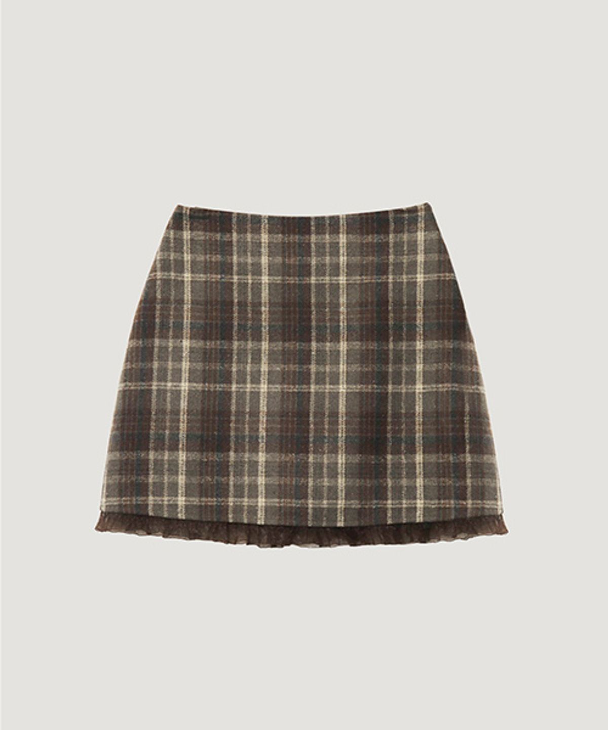 디애니(THE ANY) Charlotte Check Mini Skirt