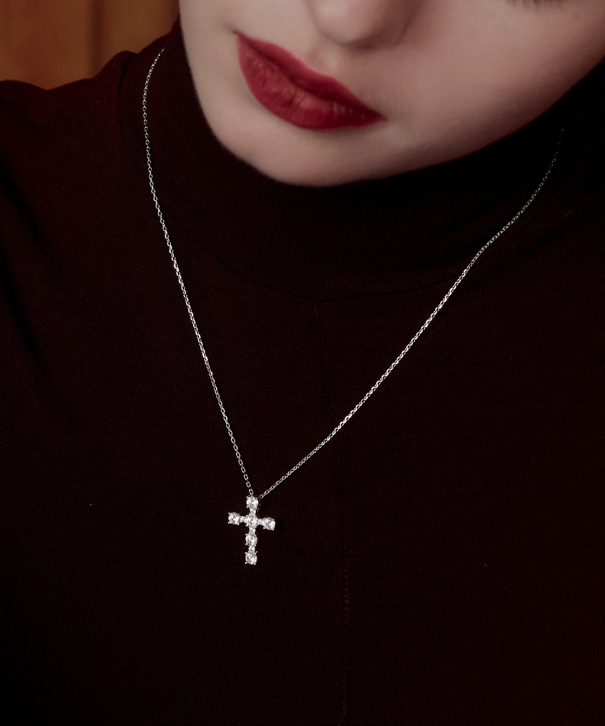 티오유(TOU) TT010 Shine Cross Necklace