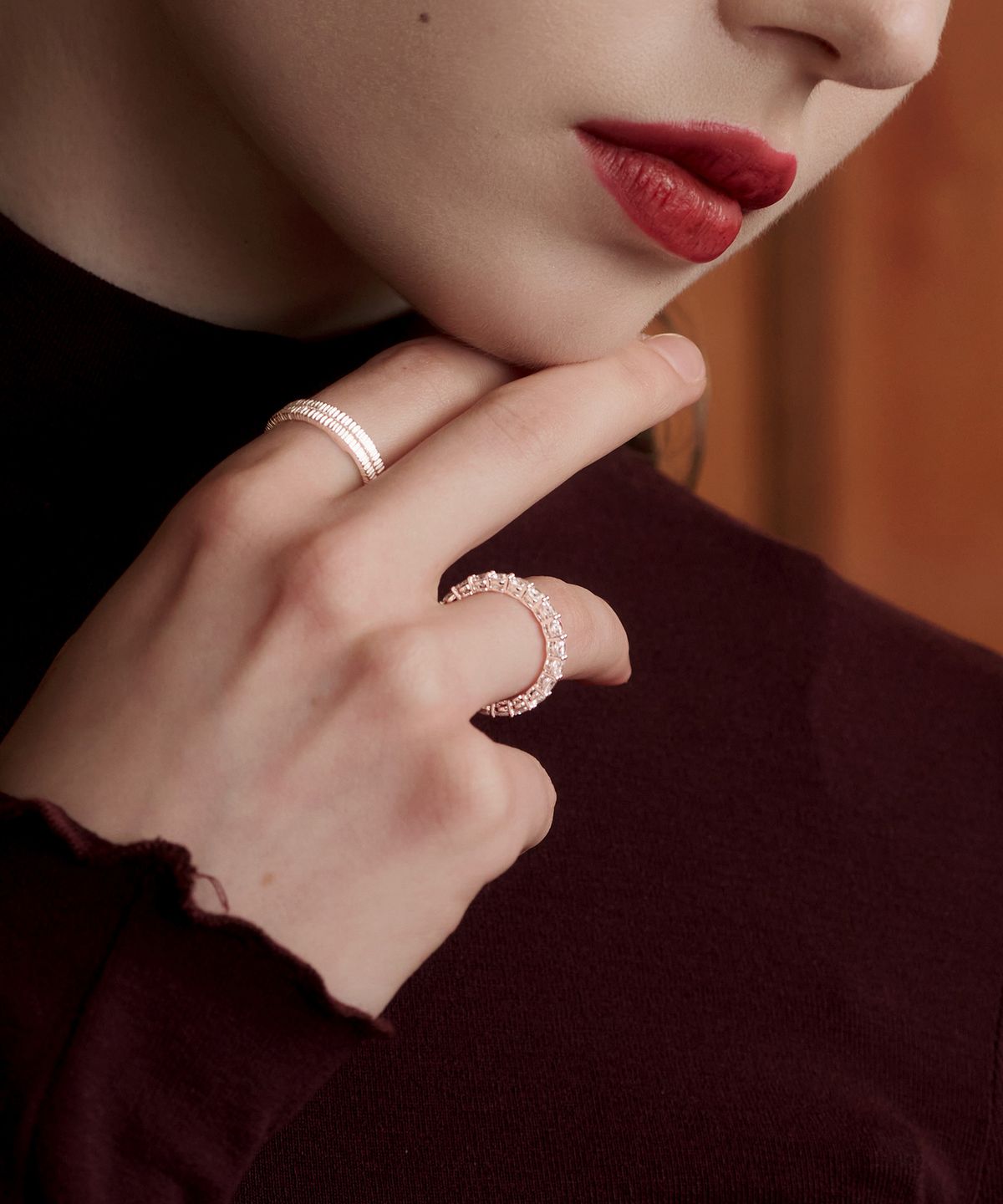 티오유(TOU) TT005 Textured Ring