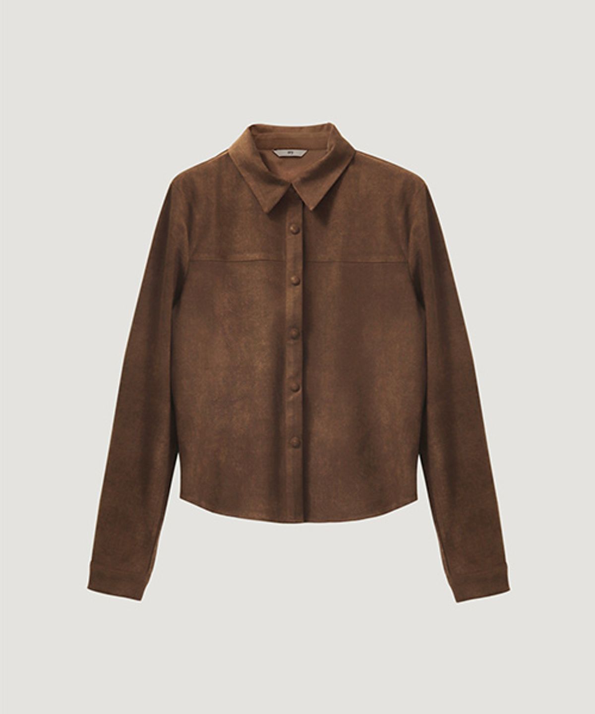 디애니(THE ANY) Dandy Suede Crop Shirt