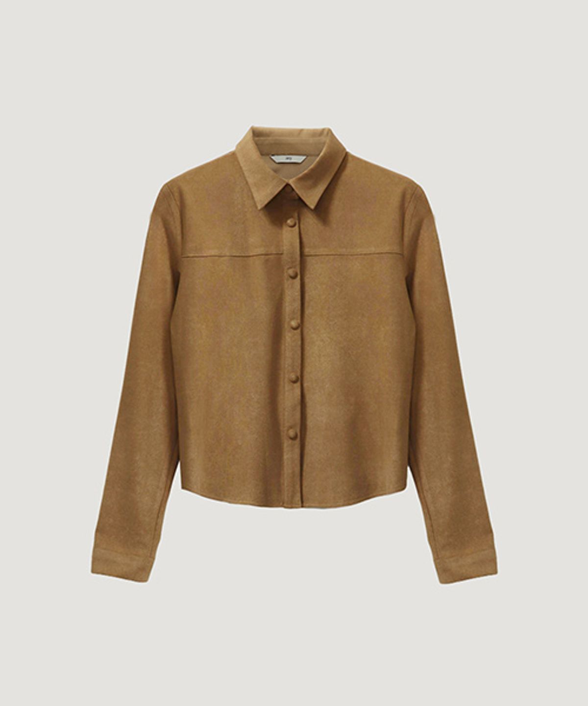 디애니(THE ANY) Dandy Suede Crop Shirt