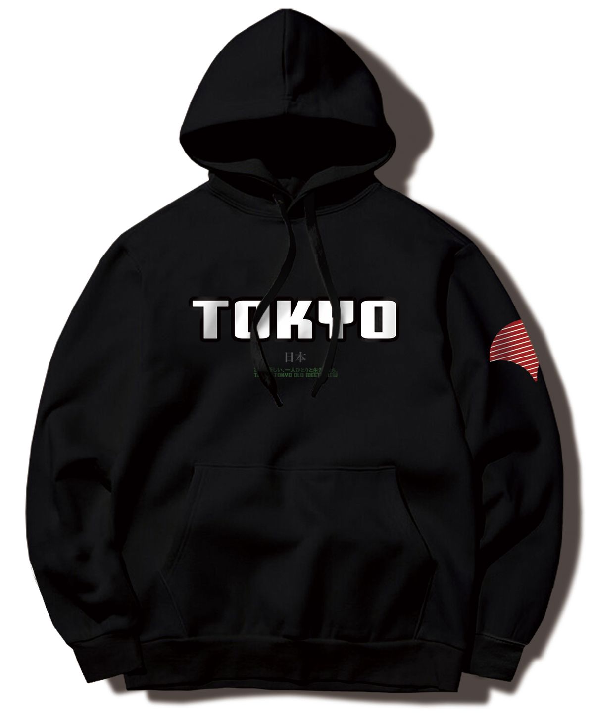 그랜피니(GRANFINNY) Tokyo_100-0027 후드 티셔츠- BLACK