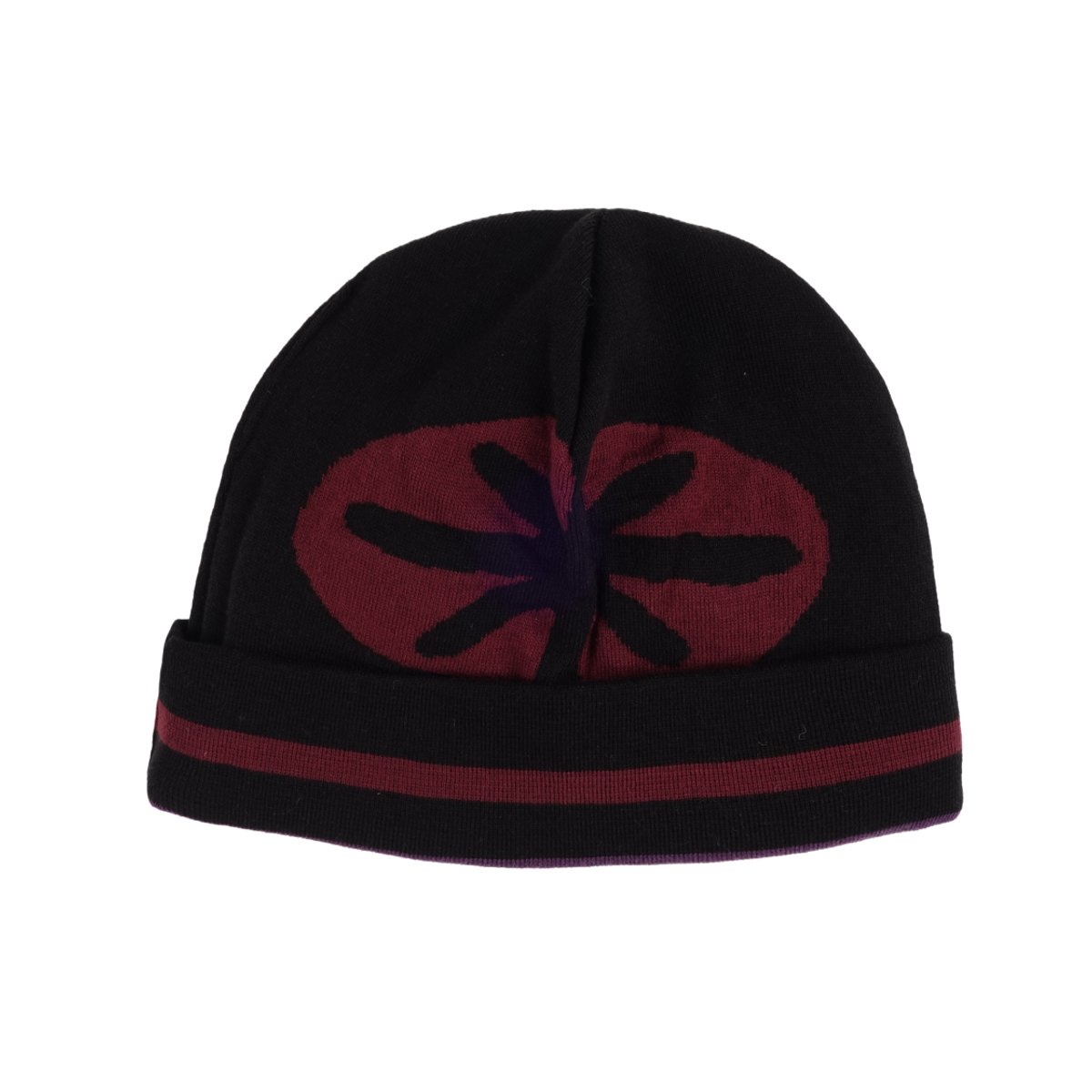 이알티알(ERTR) Reversible Stripe Beanie Burgundy