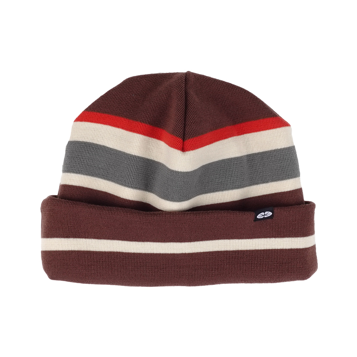 이알티알(ERTR) Reversible Stripe Beanie Brown