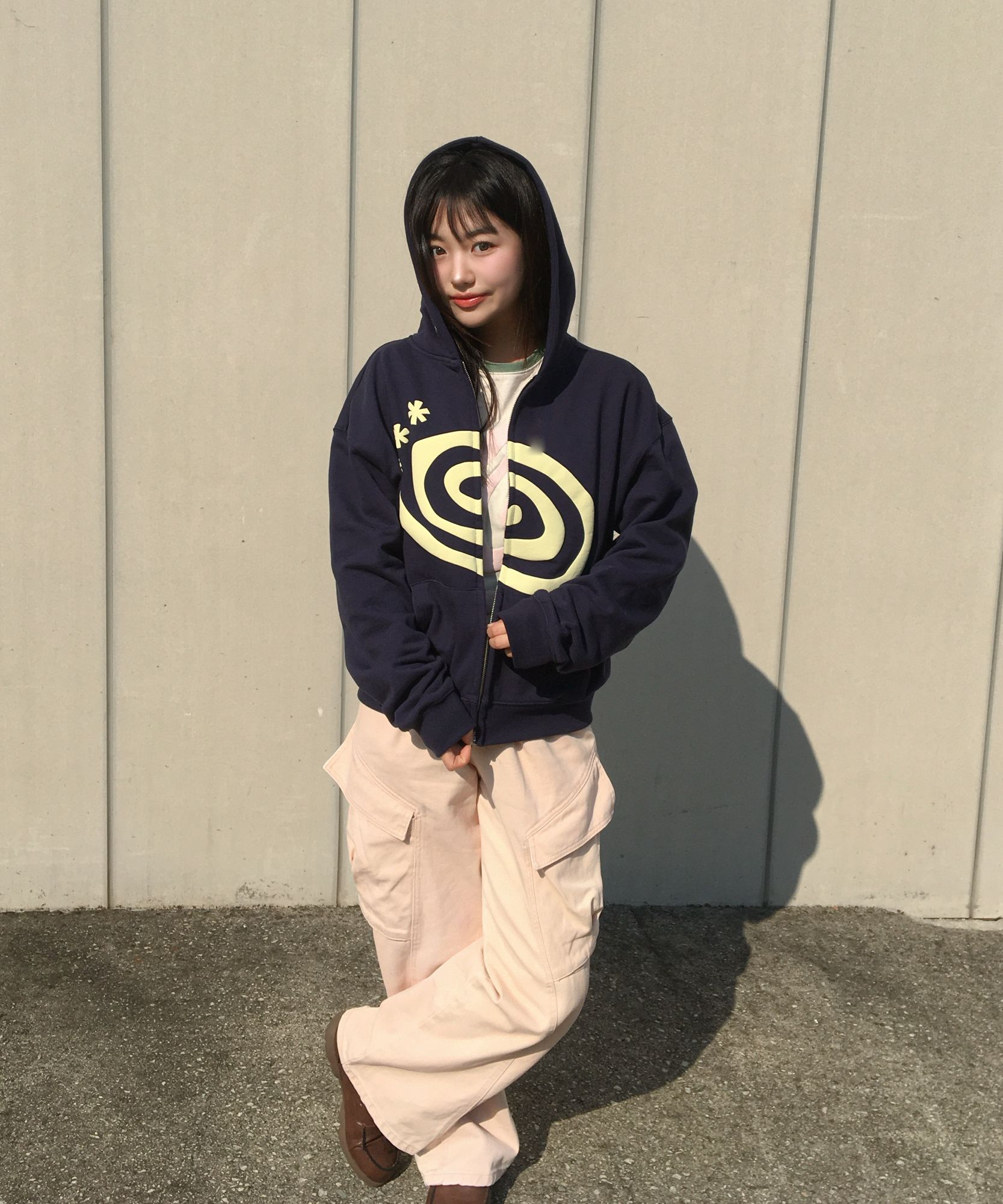 ゆ*ん様 AAKAM Molly Hoodie Zip Up NAVY ジップパ MUSINSA公式 | AMOU Molly Hoodie Zip Up NAVY
