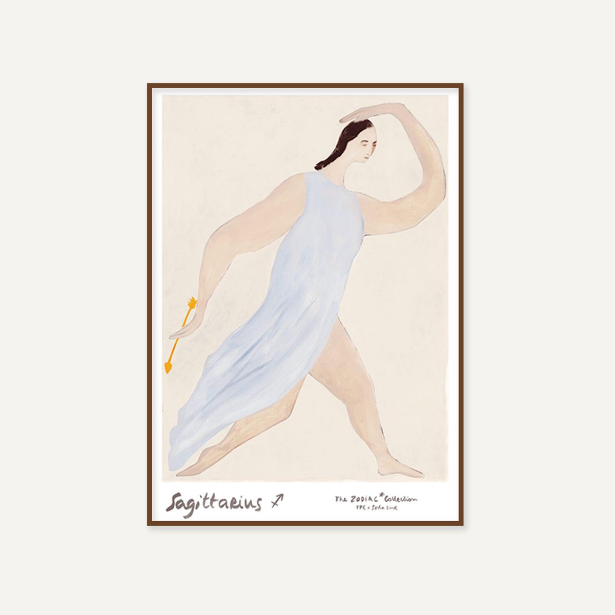 그릿시즌(GREET SEASON) 소피아 린드 Sagittarius 사수자리 (액자 포함)
